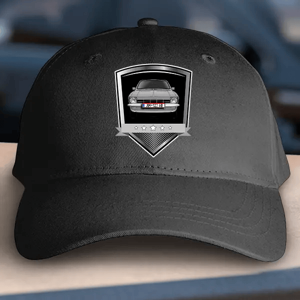 Kadett Basecap personalisiert mit deinem Auto u. Kennzeichen!