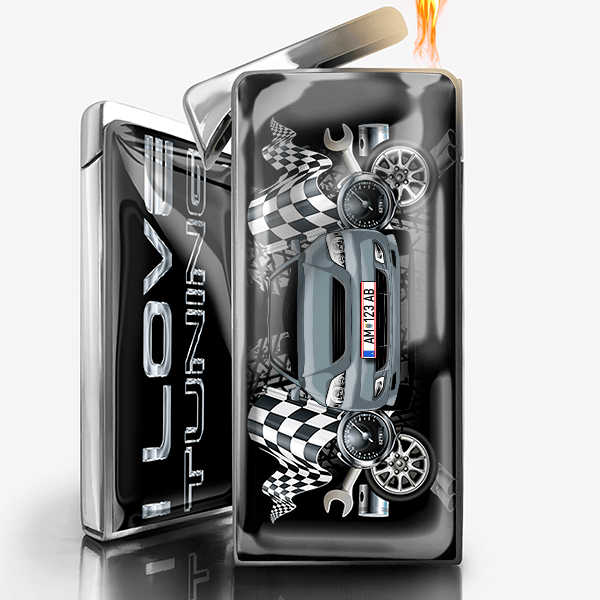 Astra OPC Cabriolet Feuerzeug Gas personalisiert mit Auto u. Kennzeichen!