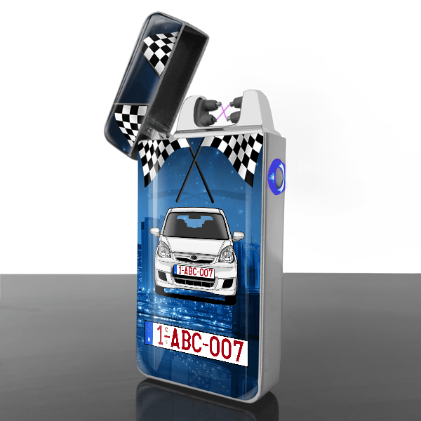 Cuore (5-Türer) briquets electriques personnalisé avec voiture et plaque d'immatriculation !