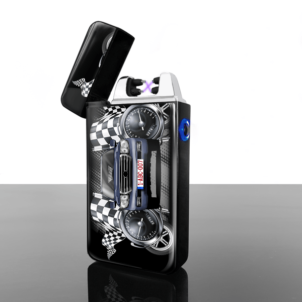 Land Cruiser briquets electriques personnalisé avec voiture et plaque d'immatriculation !