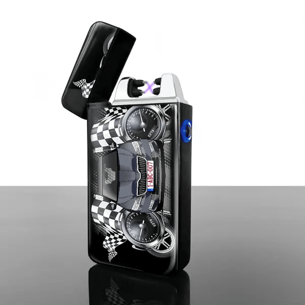 Delta 88 briquets electriques personnalisé avec voiture et plaque d'immatriculation !