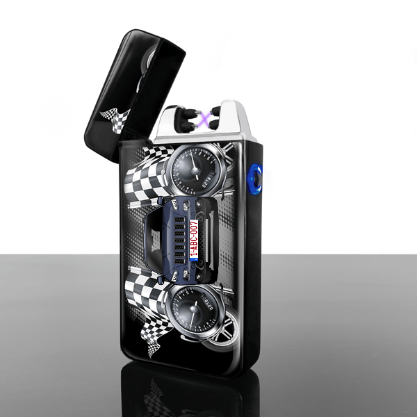 Cherokee briquets electriques personnalisé avec voiture et plaque d'immatriculation !