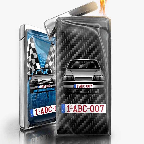 Ascona Limousine gaz briquet personnalisé avec voiture et plaque d'immatriculation !