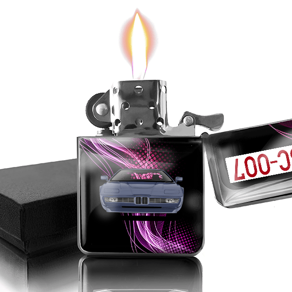 M1 gepersonaliseerde benzine aansteker met nummerplaten!