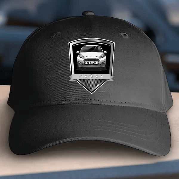 Fiesta Basecap personalisiert mit deinem Auto u. Kennzeichen!