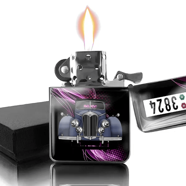 RMA Zapalovač benzínový s autem a SPZ!