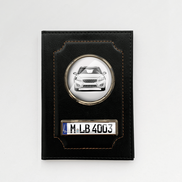 C30 (3-Türer) Fahrzeugschein Hülle personalisiert mit Auto u. Kennzeichen!