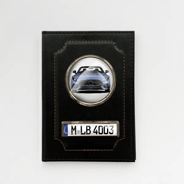 SL63 AMG Fahrzeugschein Hülle personalisiert mit Auto u. Kennzeichen!