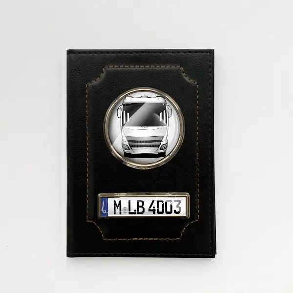 700 Fahrzeugschein Hülle personalisiert mit Wohnwagen u. Kennzeichen!