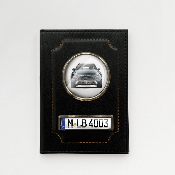 ML Fahrzeugschein Hülle personalisiert mit Auto u. Kennzeichen!