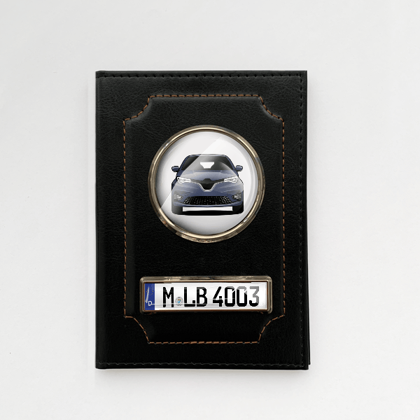 Zoe Fahrzeugschein Hülle personalisiert mit Auto u. Kennzeichen!