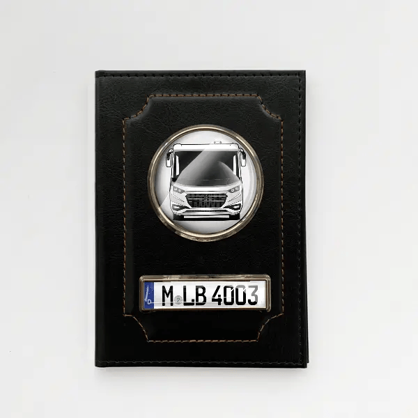 LIVE I 700 MEG Fahrzeugschein Hülle personalisiert mit Wohnwagen u. Kennzeichen!