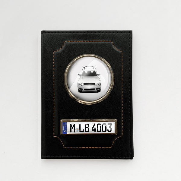 Caddy Fahrzeugschein Hülle personalisiert mit Auto u. Kennzeichen!