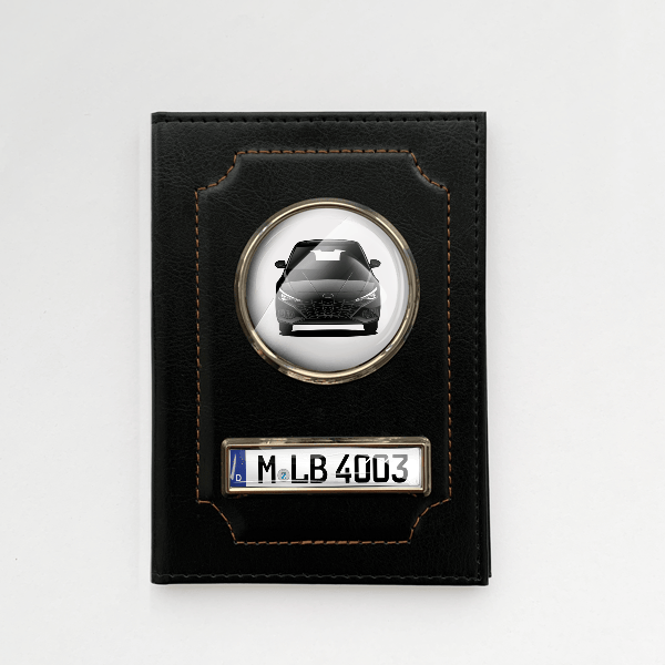 Elentra N-Line Fahrzeugschein Hülle personalisiert mit Auto u. Kennzeichen!