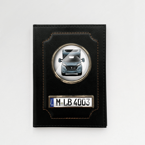 Welcom Fahrzeugschein Hülle personalisiert mit Wohnwagen u. Kennzeichen!