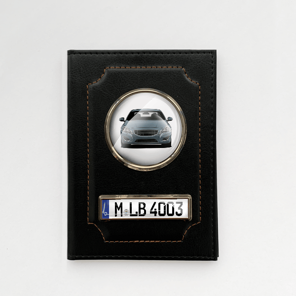 V60 Fahrzeugschein Hülle personalisiert mit Auto u. Kennzeichen!