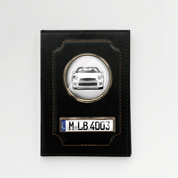 Eclipse Fahrzeugschein Hülle personalisiert mit Auto u. Kennzeichen!