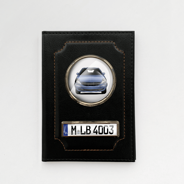 C8 Fahrzeugschein Hülle personalisiert mit Auto u. Kennzeichen!