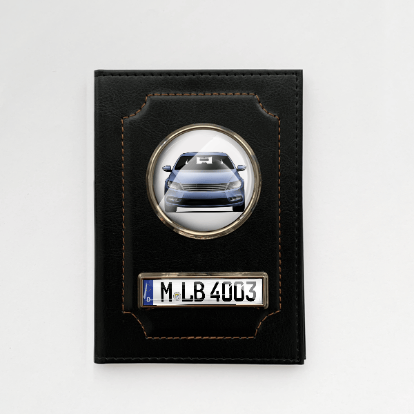 Passat CC Fahrzeugschein Hülle personalisiert mit Auto u. Kennzeichen!
