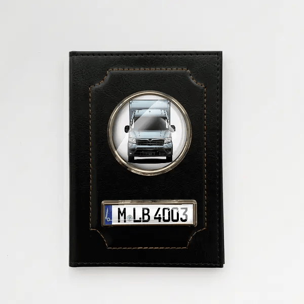 TGE 3.140 Fahrzeugschein Hülle personalisiert mit LKW u. Kennzeichen!