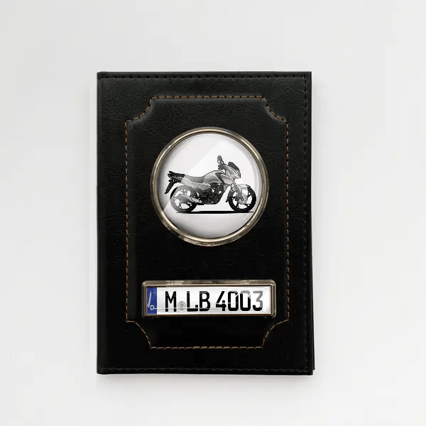 CB125 F Fahrzeugschein Hülle personalisiert mit Motorrad u. Kennzeichen!