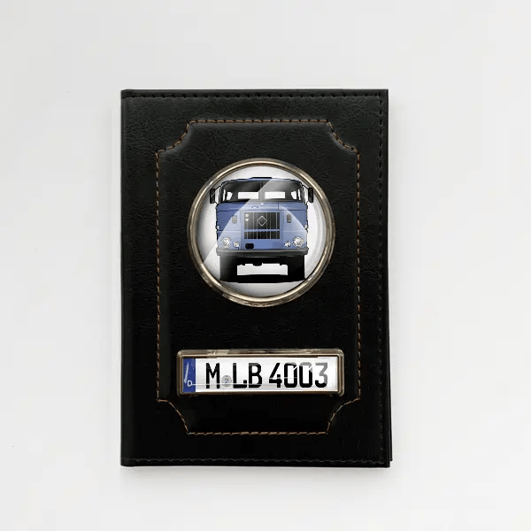 W50 Fahrzeugschein Hülle personalisiert mit LKW u. Kennzeichen!
