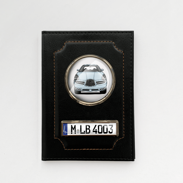 B9 Tribeca Fahrzeugschein Hülle personalisiert mit Auto u. Kennzeichen!