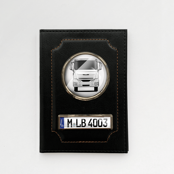 TGX 33.680 Fahrzeugschein Hülle personalisiert mit LKW u. Kennzeichen!