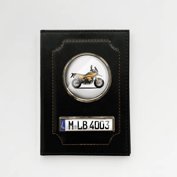 890 Adventure Fahrzeugschein Hülle personalisiert mit Motorrad u. Kennzeichen!