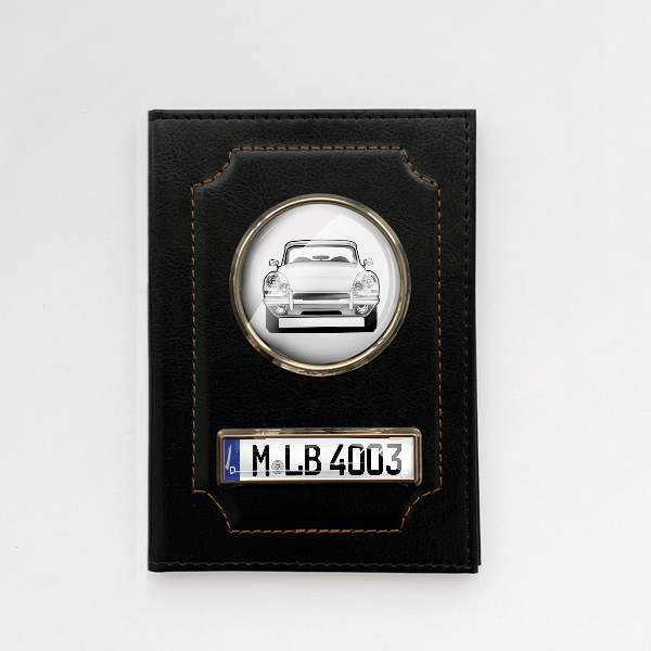 DS Fahrzeugschein Hülle personalisiert mit Auto u. Kennzeichen!