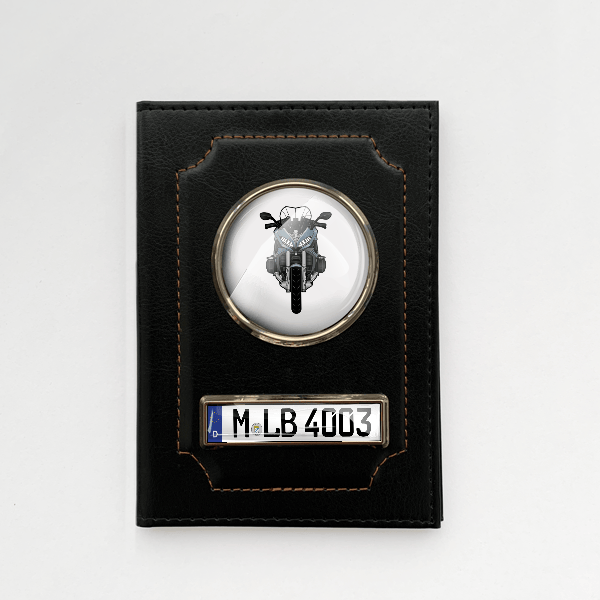 R 1250 RS Fahrzeugschein Hülle personalisiert mit Motorrad u. Kennzeichen!