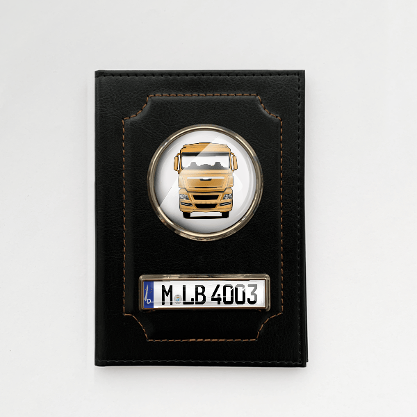 TGX 18.480 Fahrzeugschein Hülle personalisiert mit LKW u. Kennzeichen!