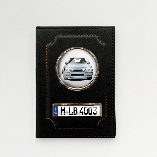 Escort (5-Türer) Estate Fahrzeugschein Hülle personalisiert mit Auto u. Kennzeichen!