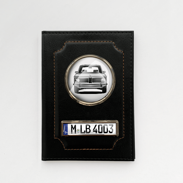 2002 Fahrzeugschein Hülle personalisiert mit Auto u. Kennzeichen!