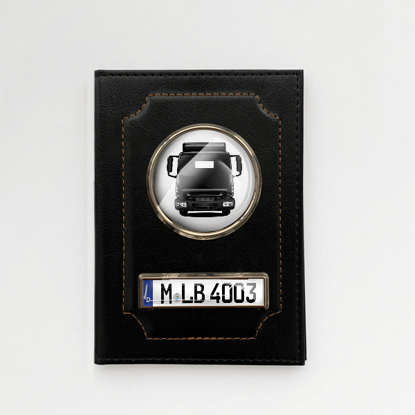 Eurocargo Fahrzeugschein Hülle personalisiert mit LKW u. Kennzeichen!