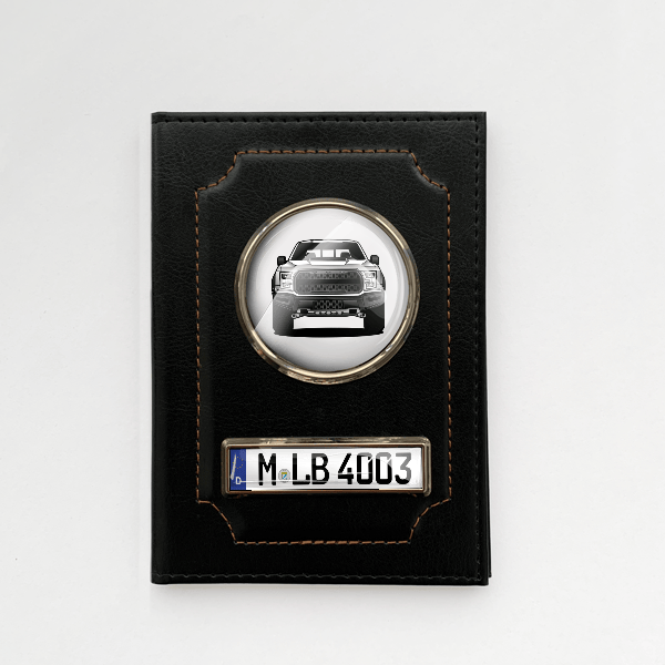 F-150 Raptor Fahrzeugschein Hülle personalisiert mit Auto u. Kennzeichen!