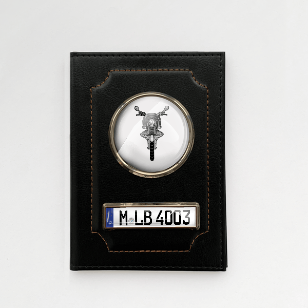 R 65 Fahrzeugschein Hülle personalisiert mit Motorrad u. Kennzeichen!
