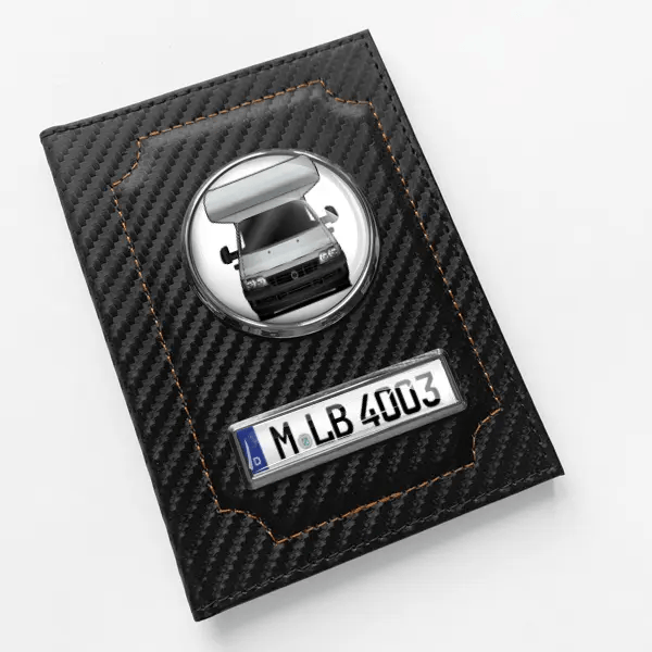 Roller Team Fahrzeugschein Hülle personalisiert mit Wohnwagen u.Kennzeichen!