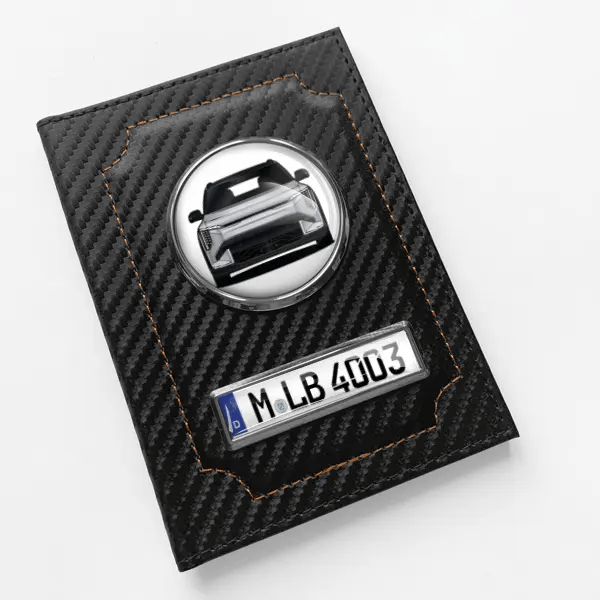 EV3 Fahrzeugschein Hülle personalisiert mit Auto u.Kennzeichen!