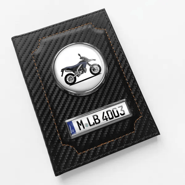 SX 50 Fahrzeugschein Hülle personalisiert mit Motorrad u.Kennzeichen!