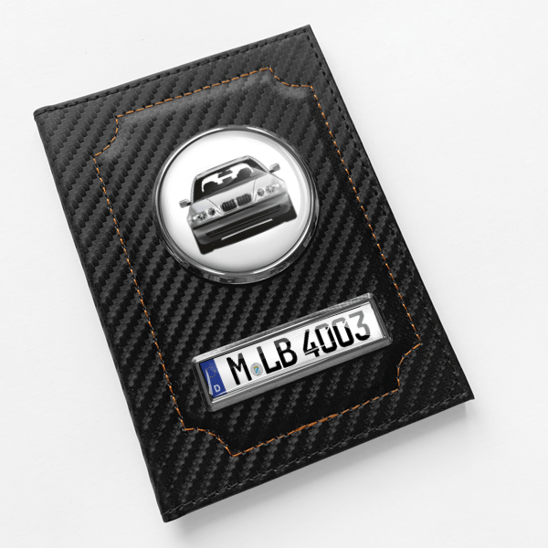 3er Reihe Compact Fahrzeugschein Hülle personalisiert mit Auto u.Kennzeichen!