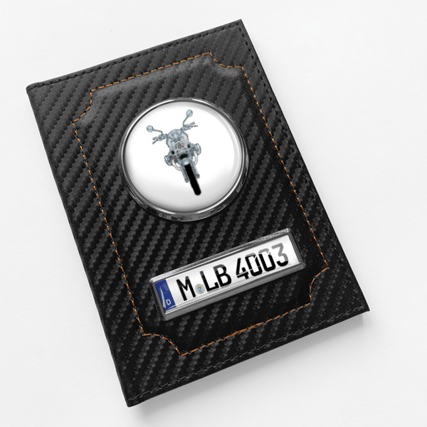 R Ninet Fahrzeugschein Hülle personalisiert mit Motorrad u.Kennzeichen!