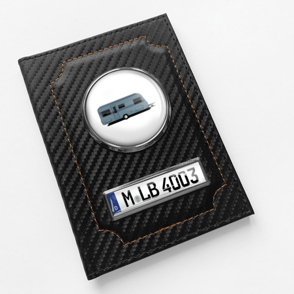 Musica 520D Fahrzeugschein Hülle personalisiert mit Campinganhänger u.Kennzeichen!