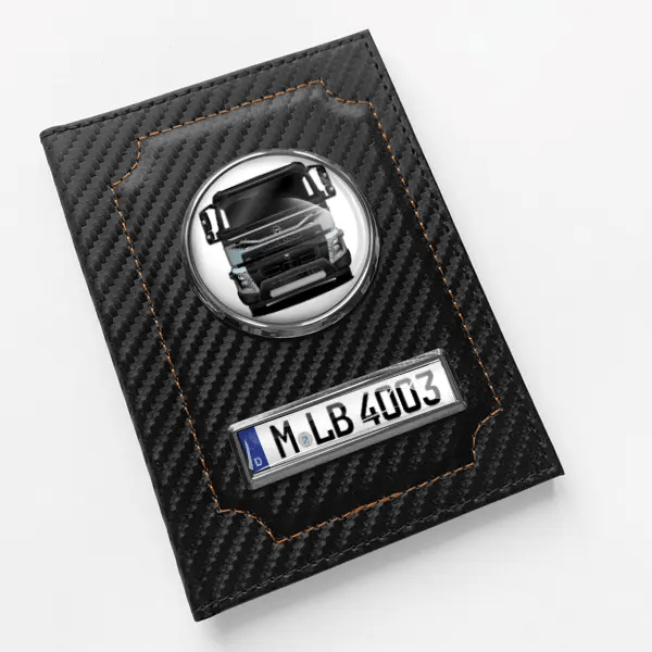 FMX 500 Fahrzeugschein Hülle personalisiert mit LKW u.Kennzeichen!
