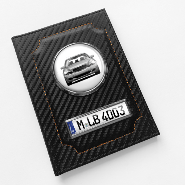 S-Klasse Fahrzeugschein Hülle personalisiert mit Auto u.Kennzeichen!