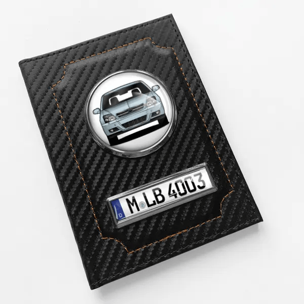 Vectra GTS Fahrzeugschein Hülle personalisiert mit Auto u.Kennzeichen!