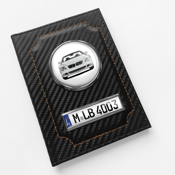 6er Reihe Cabriolet Fahrzeugschein Hülle personalisiert mit Auto u.Kennzeichen!