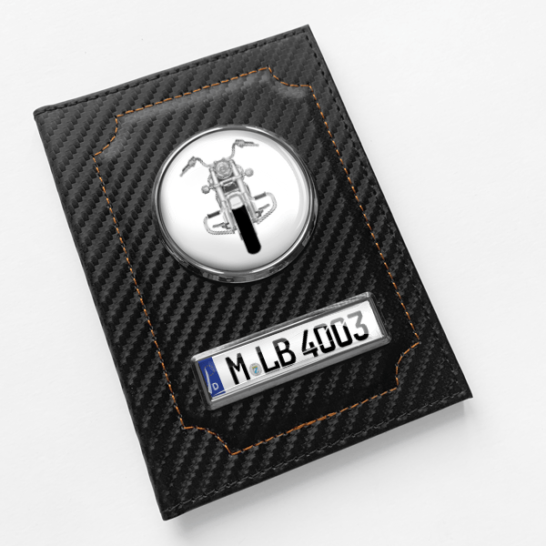 Dragstar 650 Fahrzeugschein Hülle personalisiert mit Motorrad u.Kennzeichen!