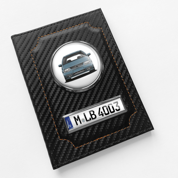 Polo Fahrzeugschein Hülle personalisiert mit Auto u.Kennzeichen!
