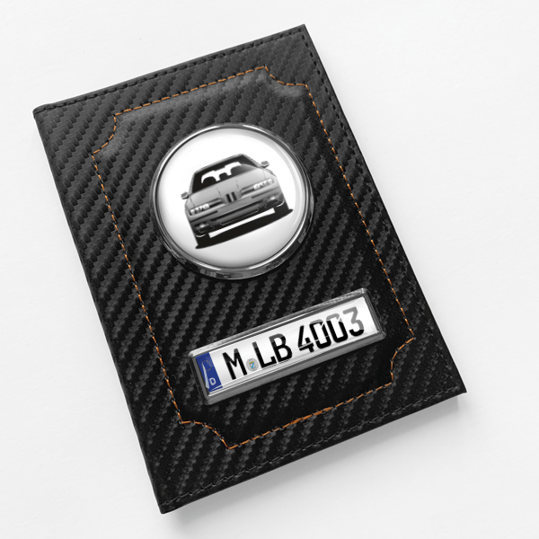 Leon Fahrzeugschein Hülle personalisiert mit Auto u.Kennzeichen!